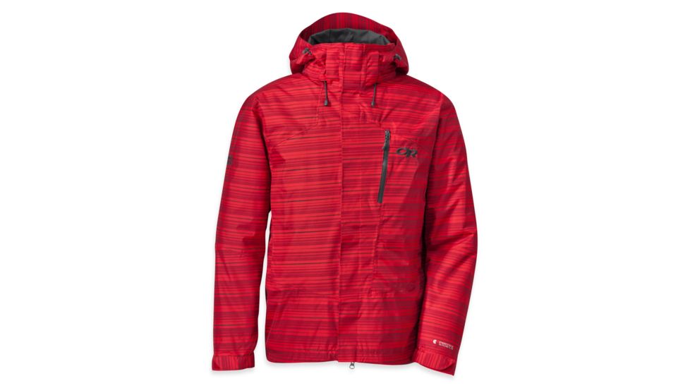 Outdoor Research Igneo Jacket - Men's-Small-Hot Sauce Print