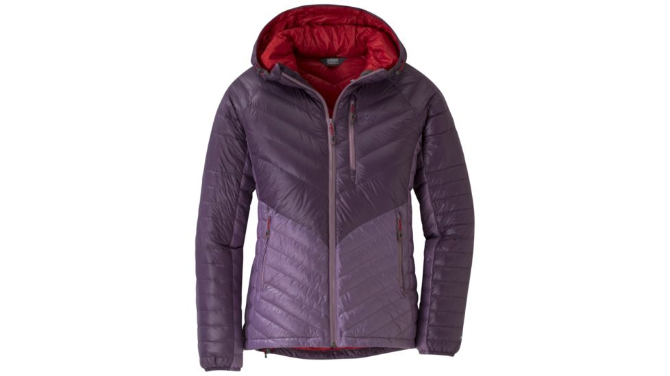 Outdoor Research Illuminate Down Hoody - Womens, Pacific Plum/Amethyst, Medium, 2681081367007