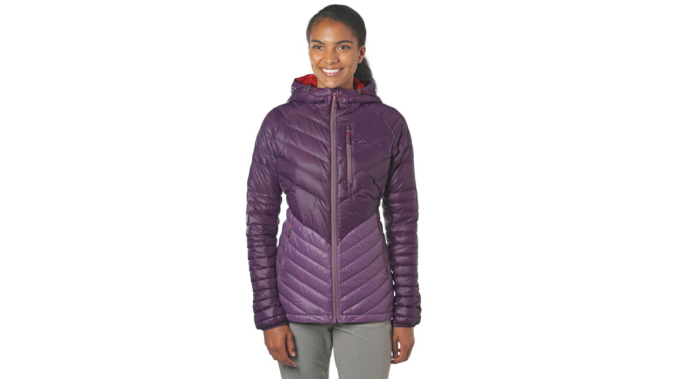 Outdoor Research Illuminate Down Hoody - Womens, Pacific Plum/Amethyst, XL, 2681081367009