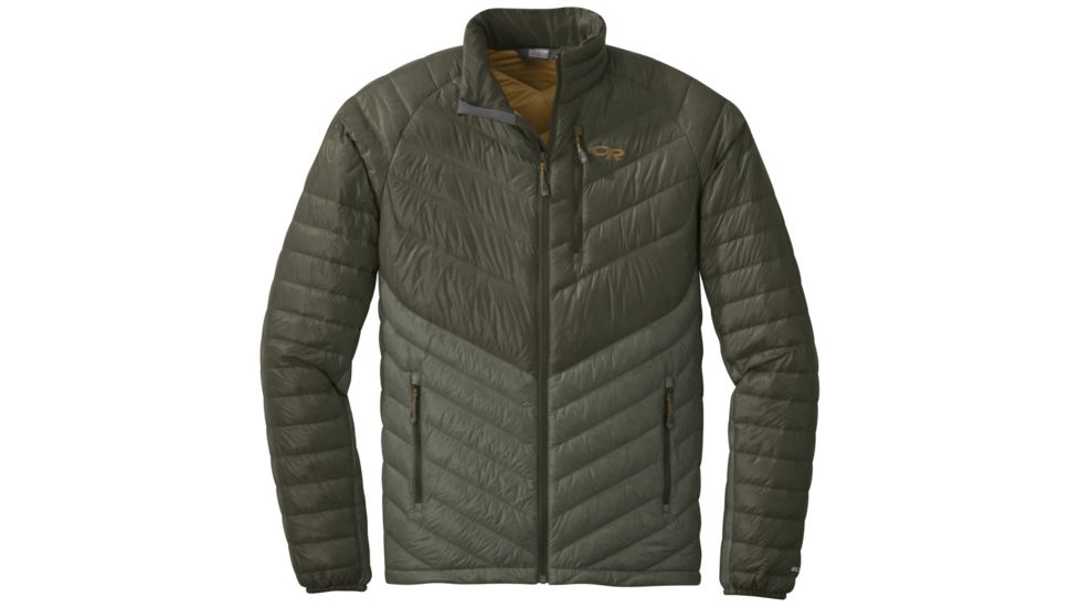 Outdoor Research Illuminate Down Jacket - Mens, Juniper/Basil, Medium, 2680881347007