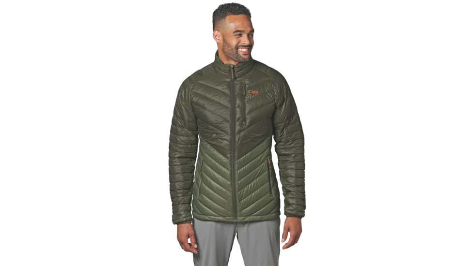 Outdoor Research Illuminate Down Jacket - Mens, Juniper/Basil, XXL, 2680881347010