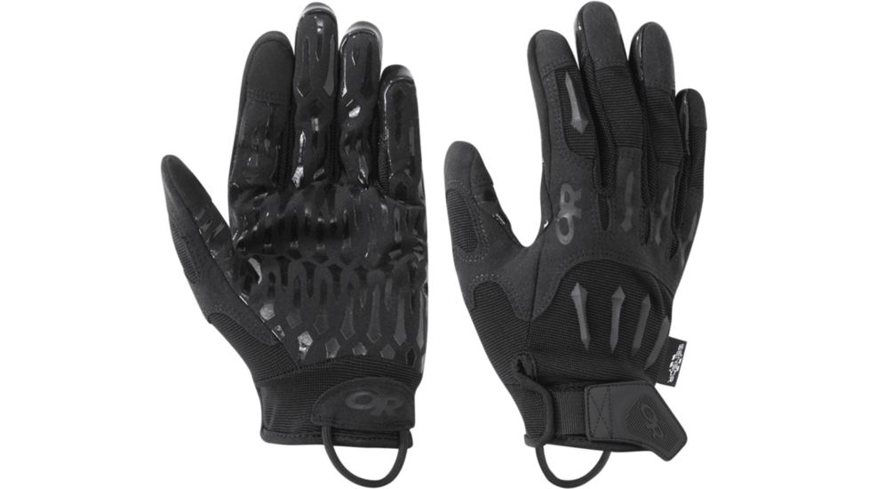 Outdoor Research Ironsight Sensor Gloves - Men's, All Black, Extra Large, 2668420111009