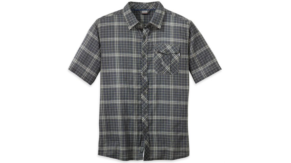 Jinx Short Sleeve Shirt - Mens-Pewter/Alloy-Small