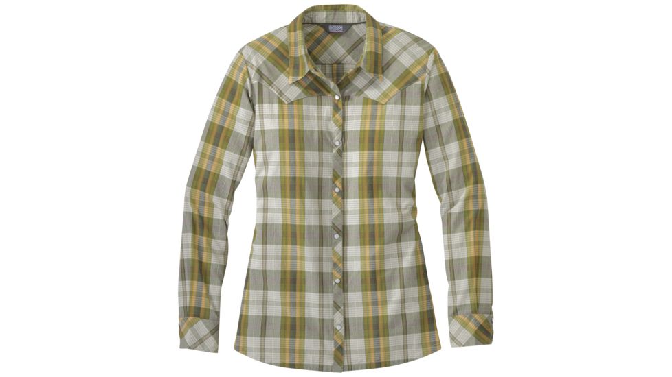 Outdoor Research Jolene Snap Front Shirt, Women's, Hops, S 264626-hops-S