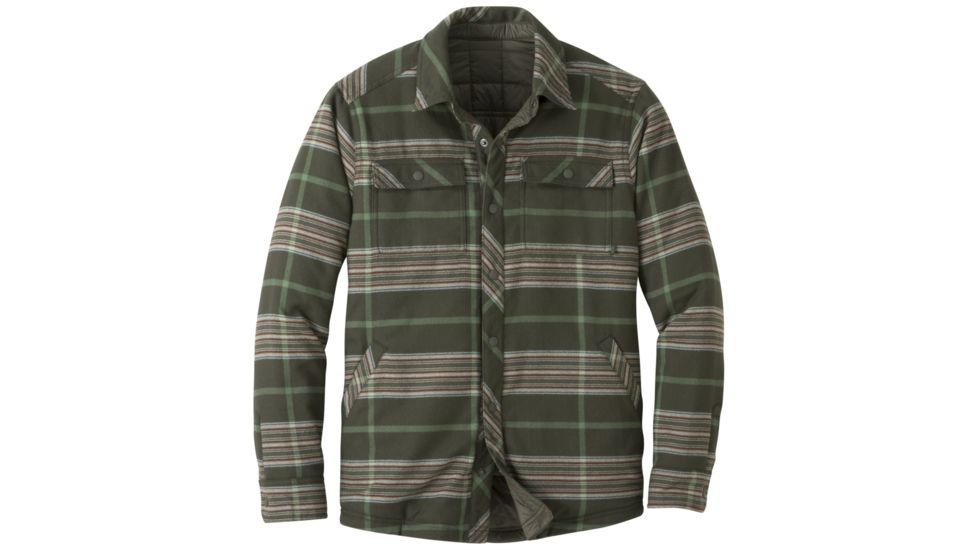 Outdoor Research Kalaloch Reversible Shirt Jacket - Mens, Juniper Plaid, Extra Large, 2681131399009