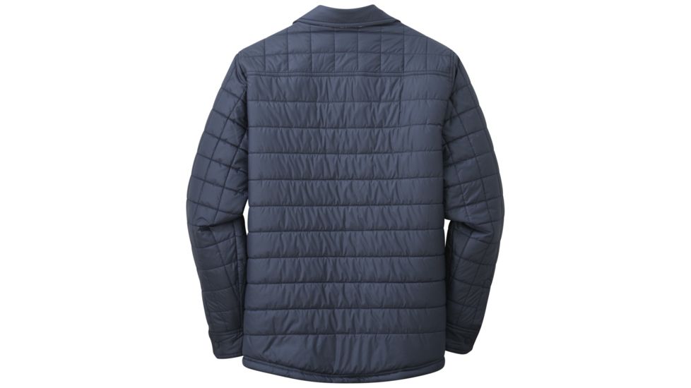 Outdoor Research Kalaloch Reversible Shirt Jacket - Mens, Naval Blue Plaid, Medium, 2681131400007