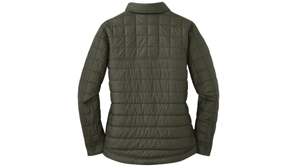 Outdoor Research Kalaloch Reversible Shirt Jacket - Womens, Peacock Plaid, Small, 2681341414006