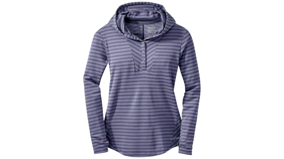 Outdoor Research Keara Hooded Henley - Women's-Fig/Blue Violet-Small