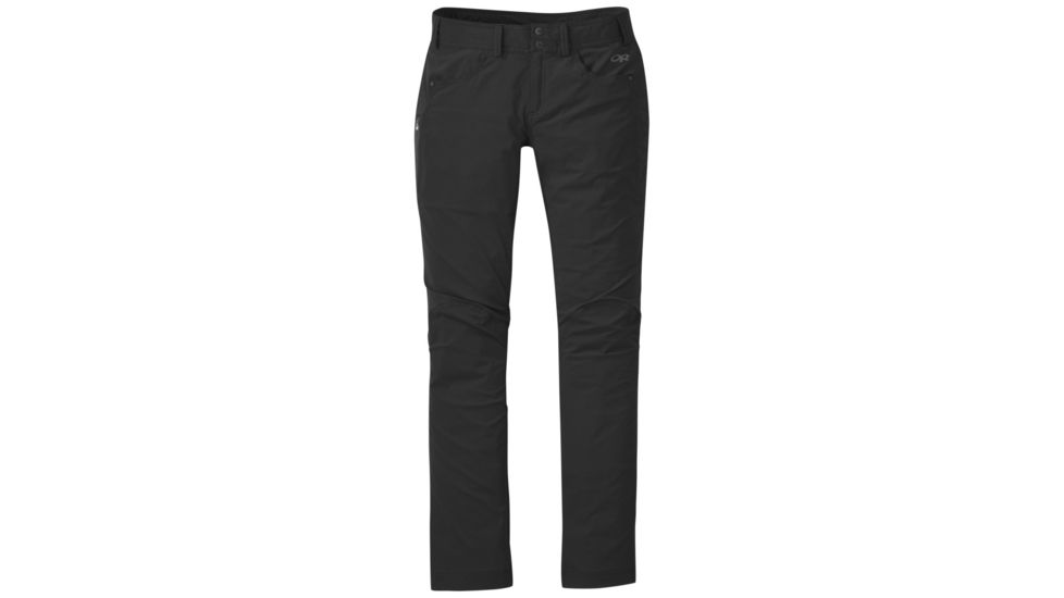 Outdoor Research Kickstep Roll Up Pants - Womens, Black, 8, Short Inseam, 2681500001297