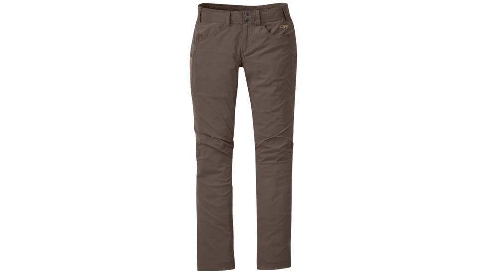 Outdoor Research Kickstep Roll Up Pants - Womens, Mushroom, 14, Short Inseam, 2681500771303