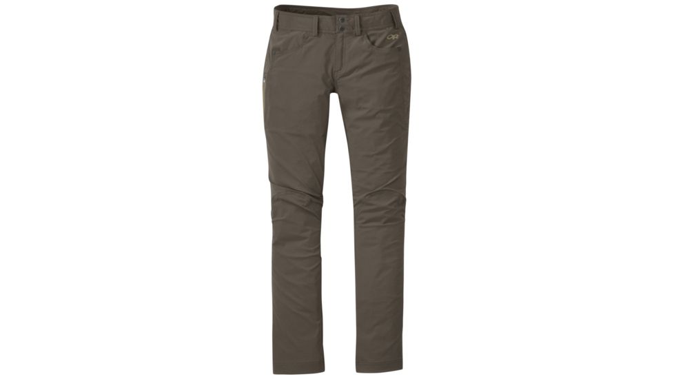 Outdoor Research Kickstep Roll Up Pants - Womens, Mushroom, 8, Short Inseam, 2681500771297