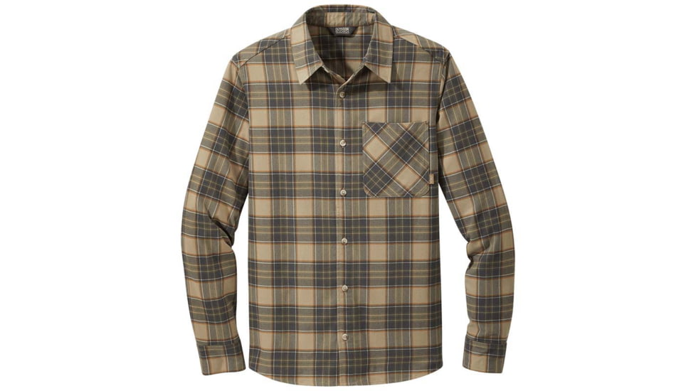 Outdoor Research Kulshan Flannel Shirt - Mens, Hazelwood, Extra Large, 2776021423009
