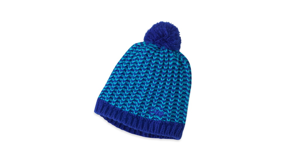 Outdoor Research Lil' Ripper Beanie - Girl's-Baltic/Typhoon-One Size