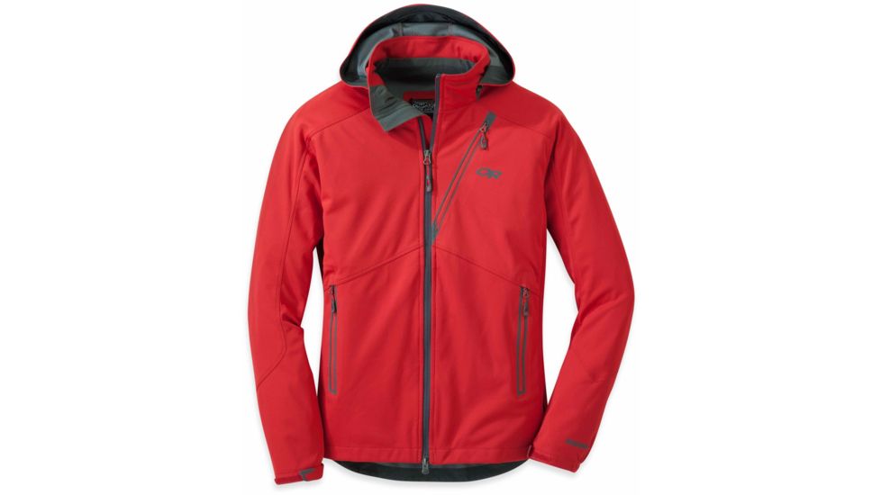 Outdoor Research Linchpin Hooded Jacket - Men's-Hot Sauce-Large