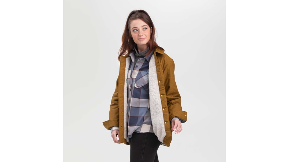 Outdoor Research Lined Chore Jacket - Womens, Curry, Small, 2832341429006