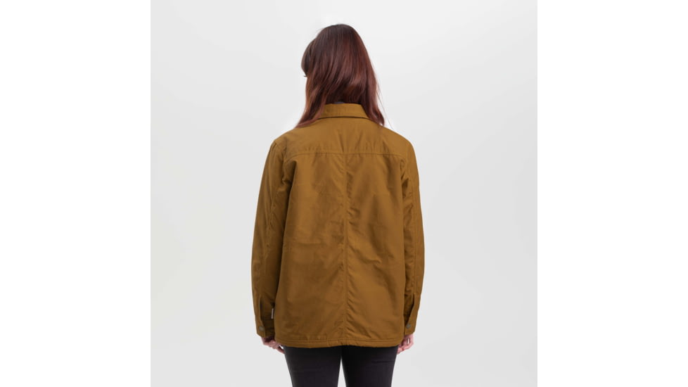 Outdoor Research Lined Chore Jacket - Womens, Curry, Small, 2832341429006