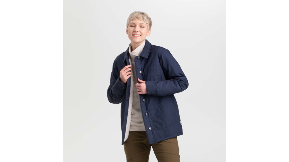 Outdoor Research Lined Chore Jacket - Womens, Naval Blue, Extra Small, 2832341289005