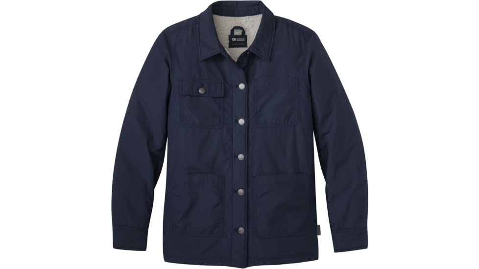 Outdoor Research Lined Chore Jacket - Womens, Naval Blue, Extra Small, 2832341289005