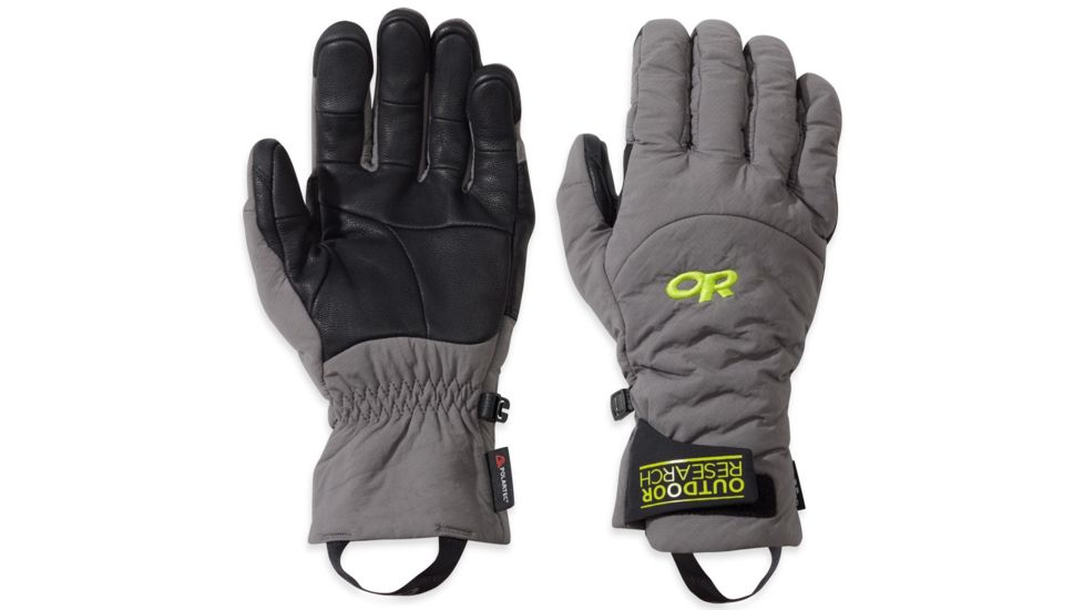Outdoor Research Lodestar Sensor Gloves-Pewter-Medium