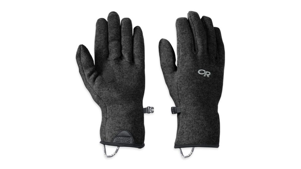 Outdoor Research Longhouse Gloves - Men's-Black-Large