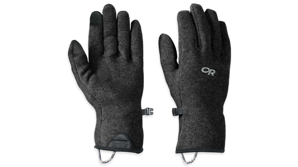 Outdoor Research Longhouse Sensor Gloves - Men's-Black-Large