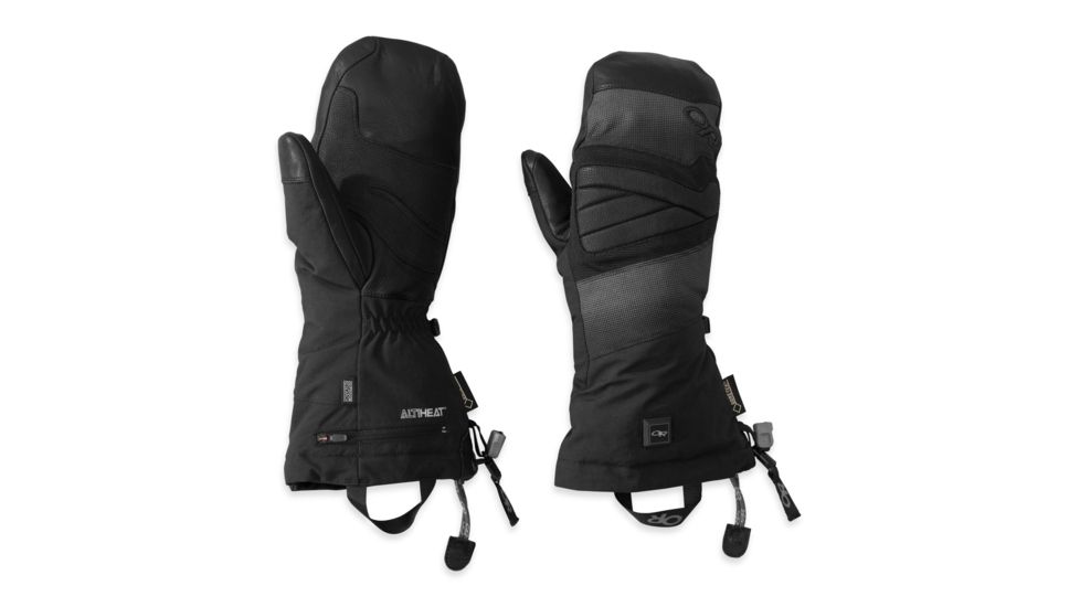 Outdoor Research Lucent Heated Mitts - Mens-Black-X-Small