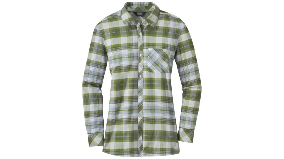 Outdoor Research Maitreya Long Sleeve Shirt, Womens, Hops, XS, 264624-hops-XS