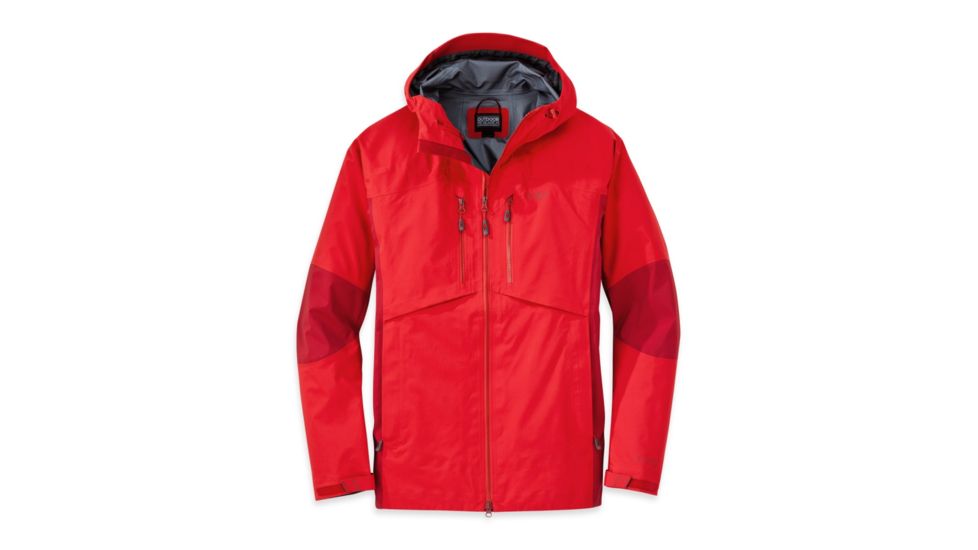 Outdoor Research Maximus Jacket - Men's-Hot Sauce/Agate-X-Large