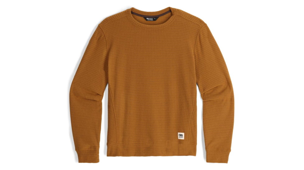 Outdoor Research Mega Trail Mix Fleece Crew - Mens, Bronze, Extra Large, 3007272442009