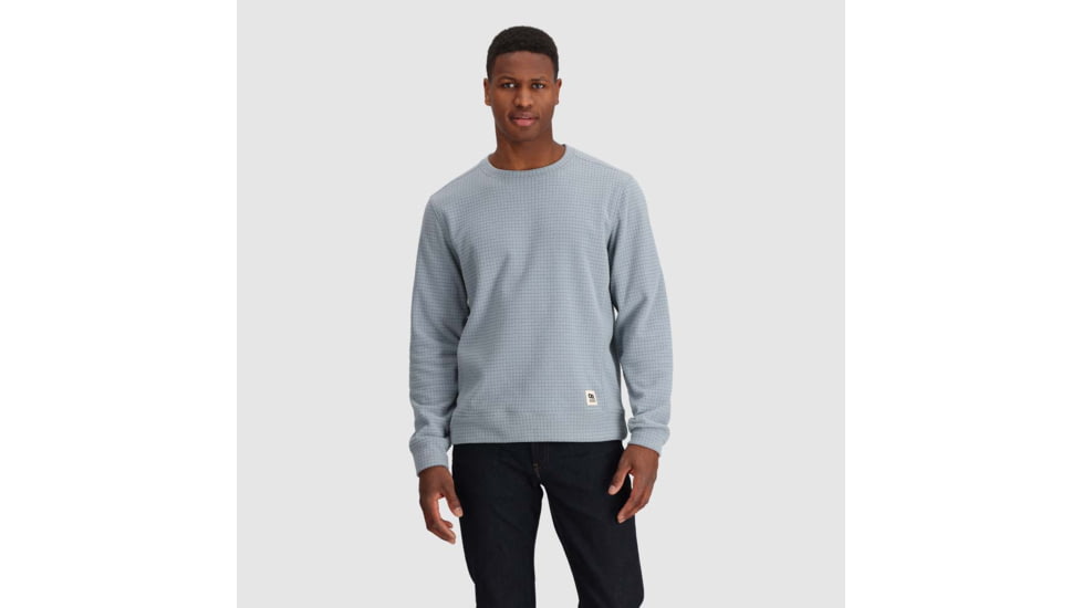 Outdoor Research Mega Trail Mix Fleece Crew - Mens, Slate, Extra Large, 3007270930009