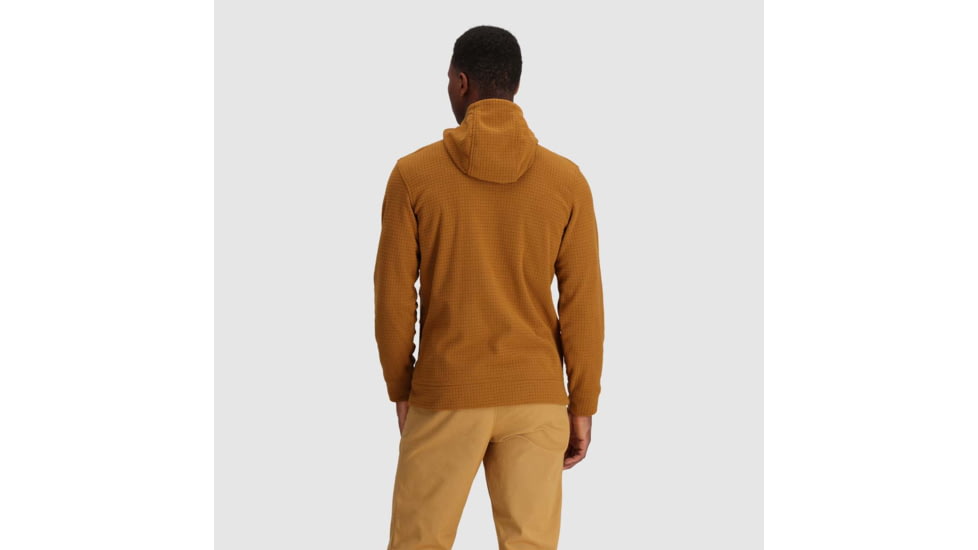 Outdoor Research Mega Trail Mix Fleece Full Zip Hoodie - Mens, Bronze, Extra Large, 3005062442009