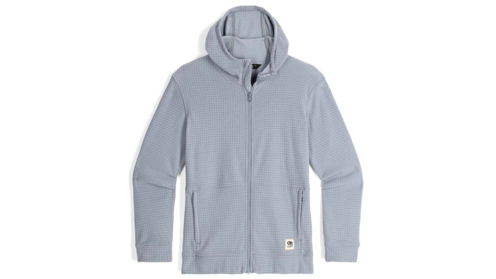 Outdoor Research Mega Trail Mix Fleece Full Zip Hoodie - Mens, Slate, 2XL, 3005060930010
