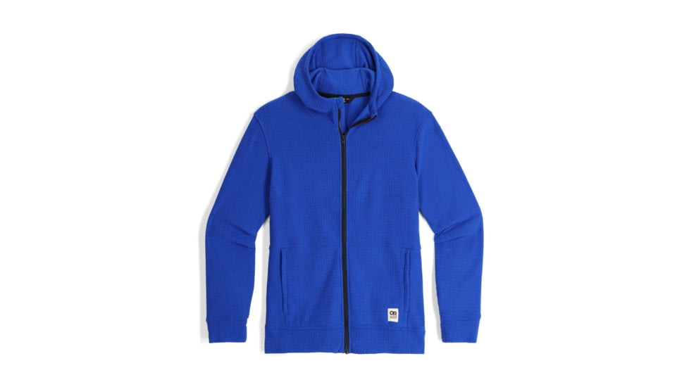 Outdoor Research Mega Trail Mix Fleece Full Zip Hoodie - Mens, Topaz, Extra Large, 3005062452009