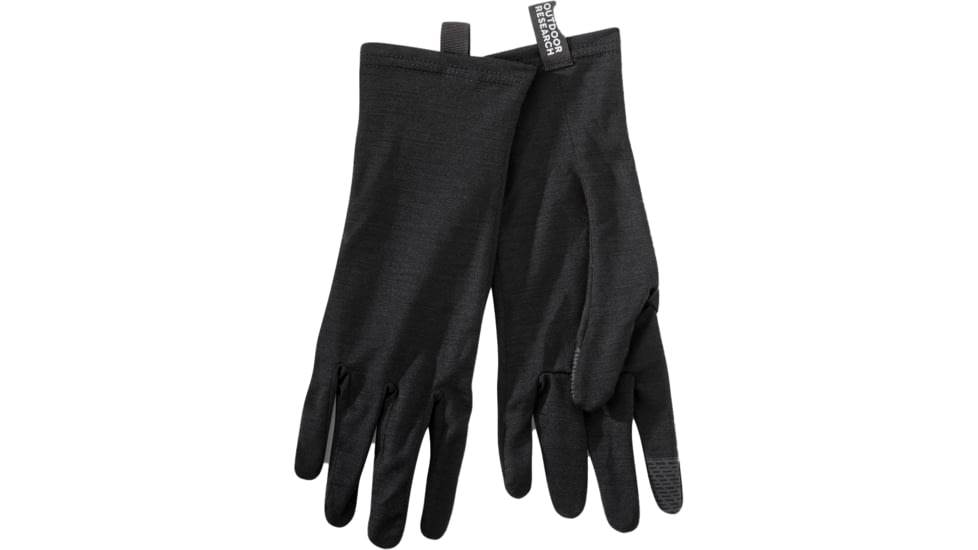 Outdoor Research Merino 150 Sensor Liners, Black, Small, 2832850001006