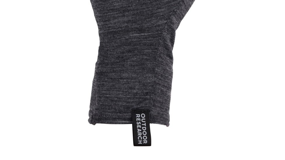 Outdoor Research Merino 150 Sensor Liners, Charcoal Heather, Large, 2832850893008