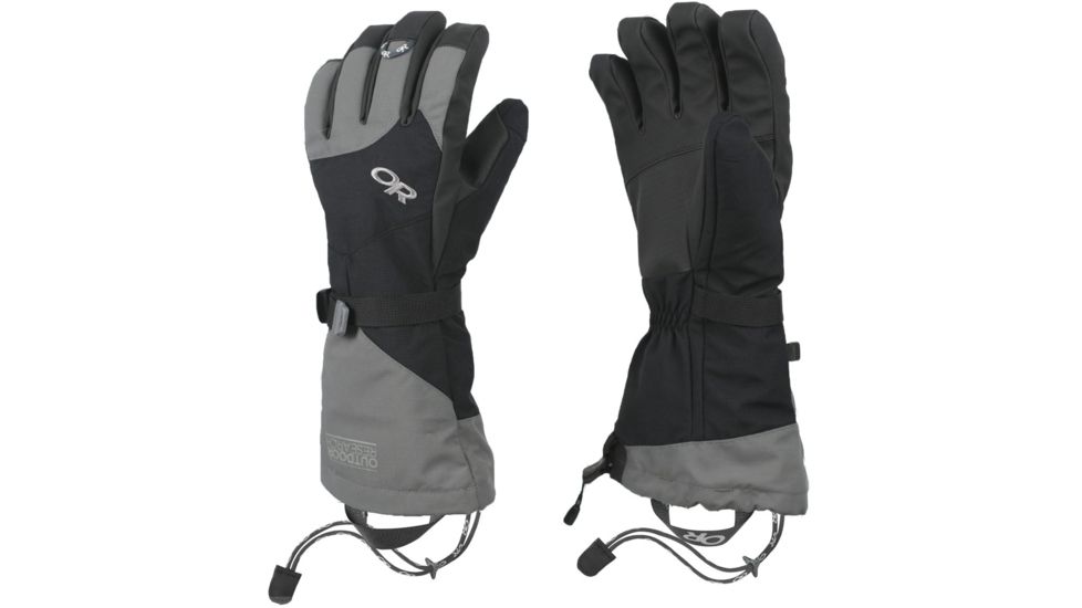 Outdoor Research Meteor Glove - Men's-Black/Charcoal-Large