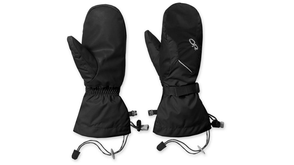 Outdoor Research Meteor Mitts - Men's-Black/Charcoal -M