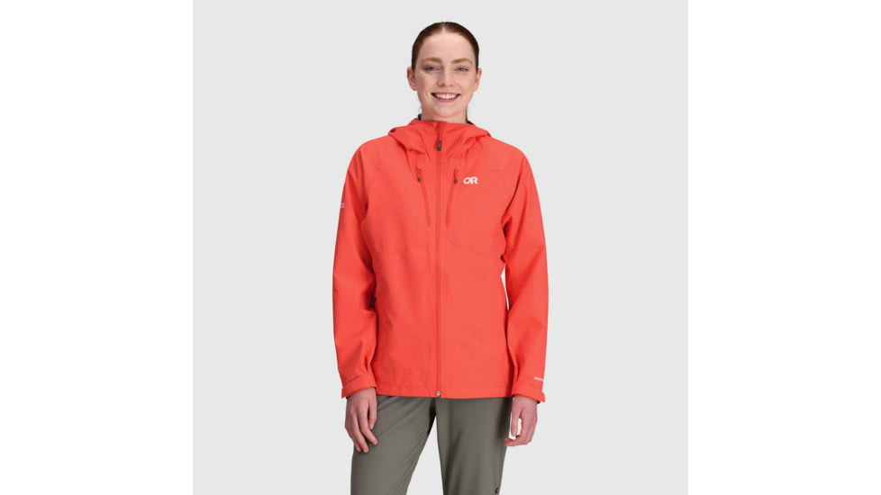 Outdoor Research MicroGravity AscntShll Jacket - Womens, Sunset, 2XL, 2743992067010