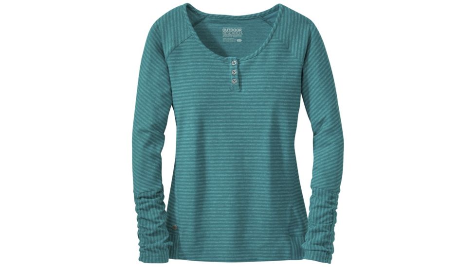 Outdoor Research Mikala Henley - Women's, Atlantis/Sea, Small 244844-1148006