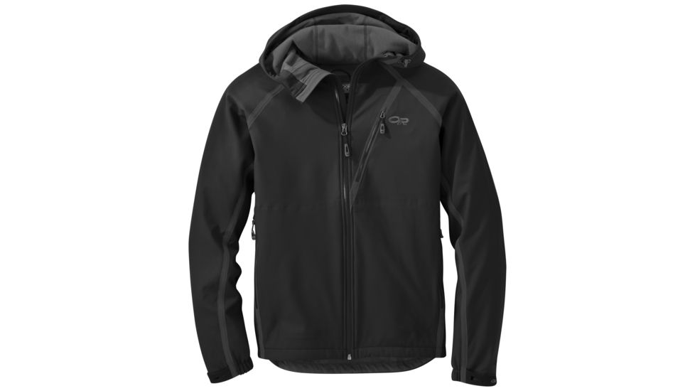 Outdoor Research Mithril Softshell Jacket - Mens, Black, Medium 243030-0001007