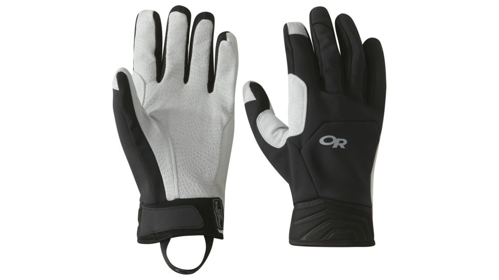 Outdoor Research Mixalot Gloves, Black/Alloy, Medium, 2680470119007