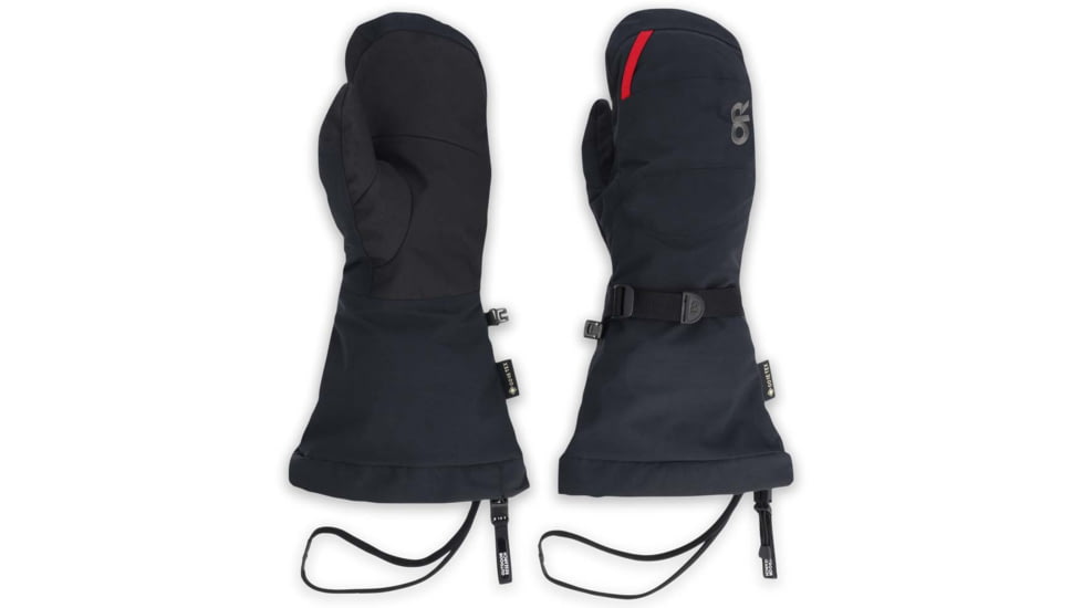 Outdoor Research Mt. Baker II GORE-TEX Mitts, Black, Small, 3000120001006