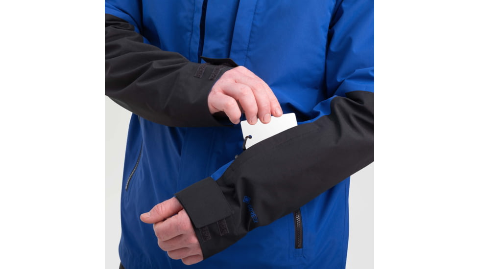 Outdoor Research MT Baker Storm Jacket - Mens, Classic Blue/Black, Medium, 2831942068007