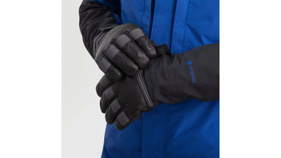 Outdoor Research MT Baker Storm Jacket - Mens, Classic Blue/Black, Medium, 2831942068007