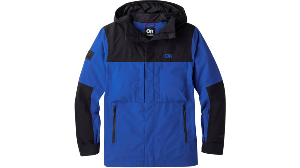 Outdoor Research MT Baker Storm Jacket - Mens, Classic Blue/Black, Medium, 2831942068007
