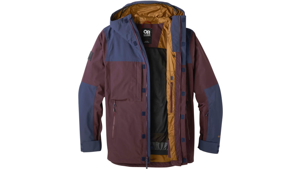 Outdoor Research MT Baker Storm Jacket - Mens, Elk/Naval Blue, Medium, 2831942053007