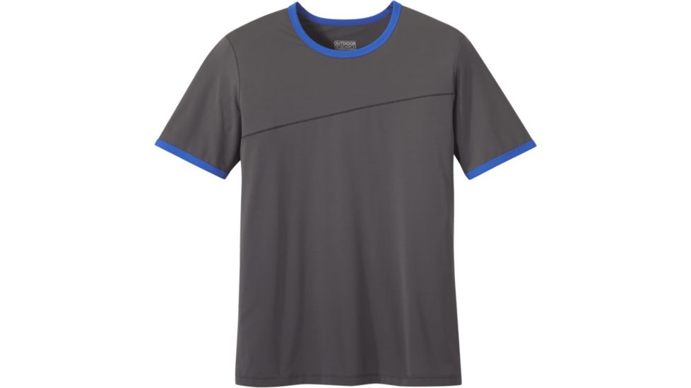 Outdoor Research Next to None Tee - Mens, Storm, Extra Large, 2744271288009