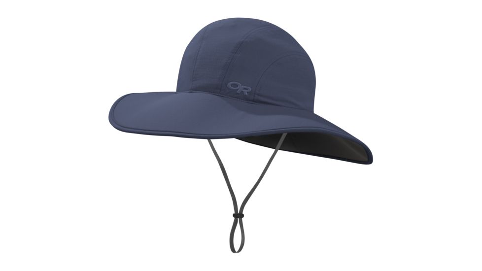 Outdoor Research Oasis Sun Sombrero - Women's, Steel Blue, Large, 2643881421008