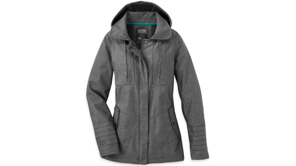 Outdoor Research Oberland Hooded Jacket - Women's-Charcoal-Large