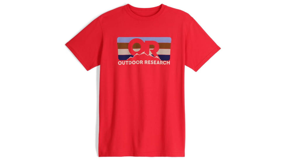 Outdoor Research OR Advocate Stripe T-Shirt, Spice/Bronze, Medium, 3002232562007